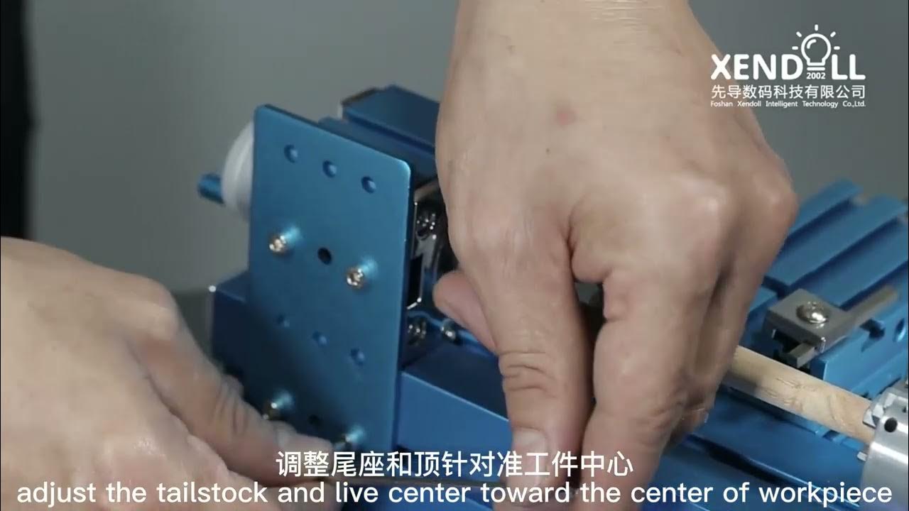 Xendoll Mini Metal lathe set up workpiece YouTube