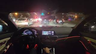 2022 BMW M340i - Night Drive POV