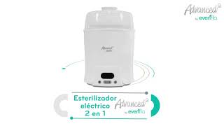 Esterilizador eléctrico 2 en 1 Advanced by Evenflo