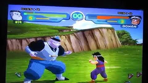 Dragon Ball Z Budokai(Gamecube)-Android 19 vs Kid Gohan