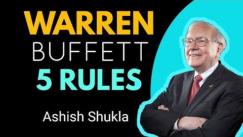 5 money rules by billionaire Warren Buffett || 2019 || Ashish Shukla from Deep Knowledge