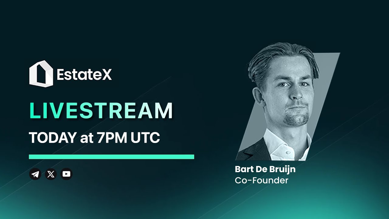 EstateX Livestream with Bart