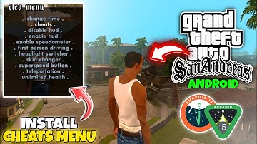 HOW TO INSTALL CLEO MODS IN GTA SAN ANDREAS ORIGINAL ANDROID | CLEO CHEATS FOR GTA SA ANDROID