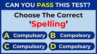 English Spelling Quiz: Can You Pass This Test? 94% CANNOT #challenge 56
