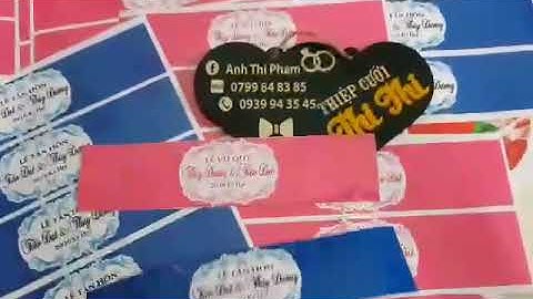 IN TEM NHÃN DÁN CHAI NƯỚC SUỐI ĐÁM CƯỚI HỎI | tại thiệp cưới THI THI CẦN THƠ
