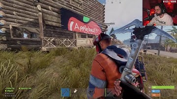 Father Cyr goes to Applebees after losing it all at the casino - [OTV Rust "The Divide"]