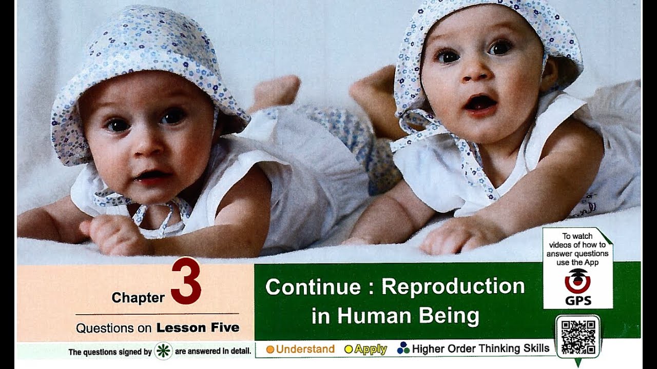 حل كتاب المعاصر ثانوية عامة بيولوجى -MCQ- Reproduction Chapter 3 Lesson 5 2025 AND ESSAYS