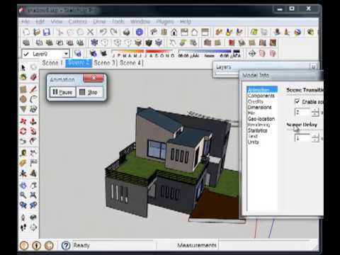 53. SketchUp - 스케치업 동영상 만들기 ① (Animation)