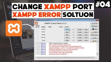 How To Solve Port 80 & Sort 443 Errors in XAMPP  - Change XAMPP Port 80