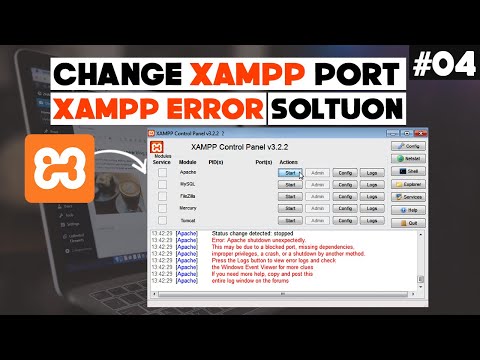 How To Solve Port 80 & Sort 443 Errors in XAMPP  - Change XAMPP Port 80