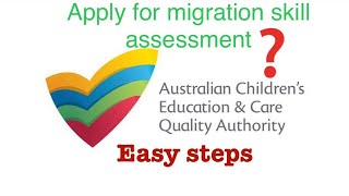 How to apply ACECQA migration skills assessment for Graduate Diploma in Early childhood || ECT ||