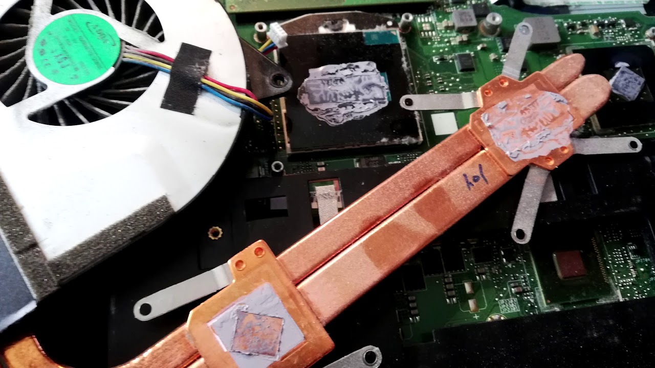 Lenovo Ideapad z710 - czyszczenie układu chłodzenia - YouTube