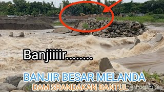 Download Lagu BANJIR BESAR LAGI MELANDA DAM SRANDAKAN BANTUL TANGGUL PENGAMAN HAMPIR JEBOL 11-1-2026 MP3