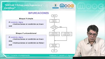 MATLAB y Octave 2.4: Estructuras de control de tipo condicional
