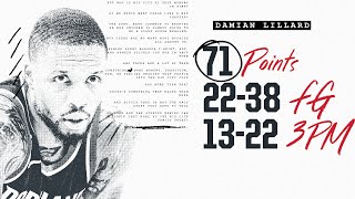 Damian Lillard Highlights (FRANCHISE-RECORD 71 points) | Portland Trail Blazers | Feb. 26, 2023