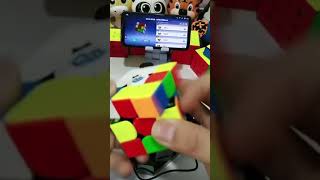 the machine is very cool 😎 how to solve Ruby's cube
