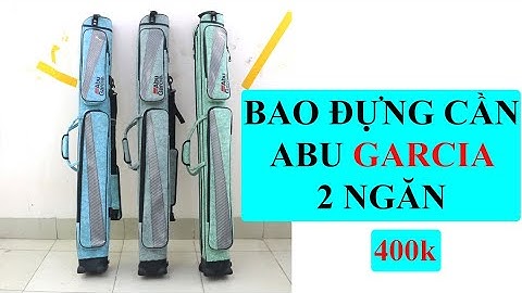 Bao Đựng Cần ABu Garcia 2 Ngăn Chính 2 Ngăn Phụ Chất Liệu Da PU Cao Cấp Hoạ Tiết 3D - 400k