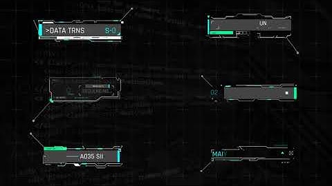 HUD Elements Callouts for After Effects 2023