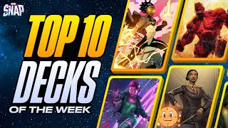 TOP 10 BEST DECKS IN MARVEL SNAP | Weekly Marvel Snap Meta Report #81