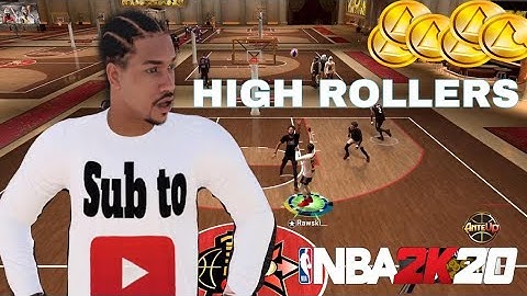 I TOOK MY 2WAY 3-LEVEL FACILITATOR TO HIGH ROLLERS ON NBA 2K20 TO ISO LOCKDOWNS ON THE 10K COURT!!!!