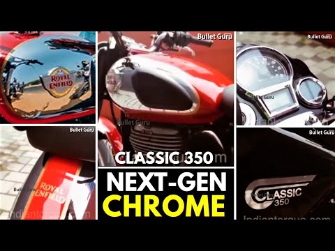 Exclusive - RE Classic 350 Nex- Gen Chrome Red & Chrome Black Colours