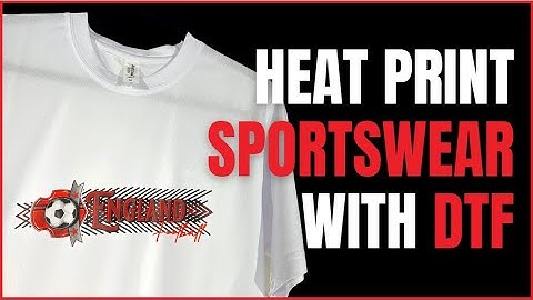 How To Print onto Sports & Performance Wear with Direct to Film (DTF) Transfers | 2 Minute Tuesday