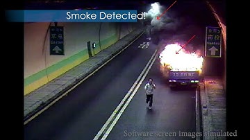 Smoke detection for tunnels with Citilog Automated Incident Detection