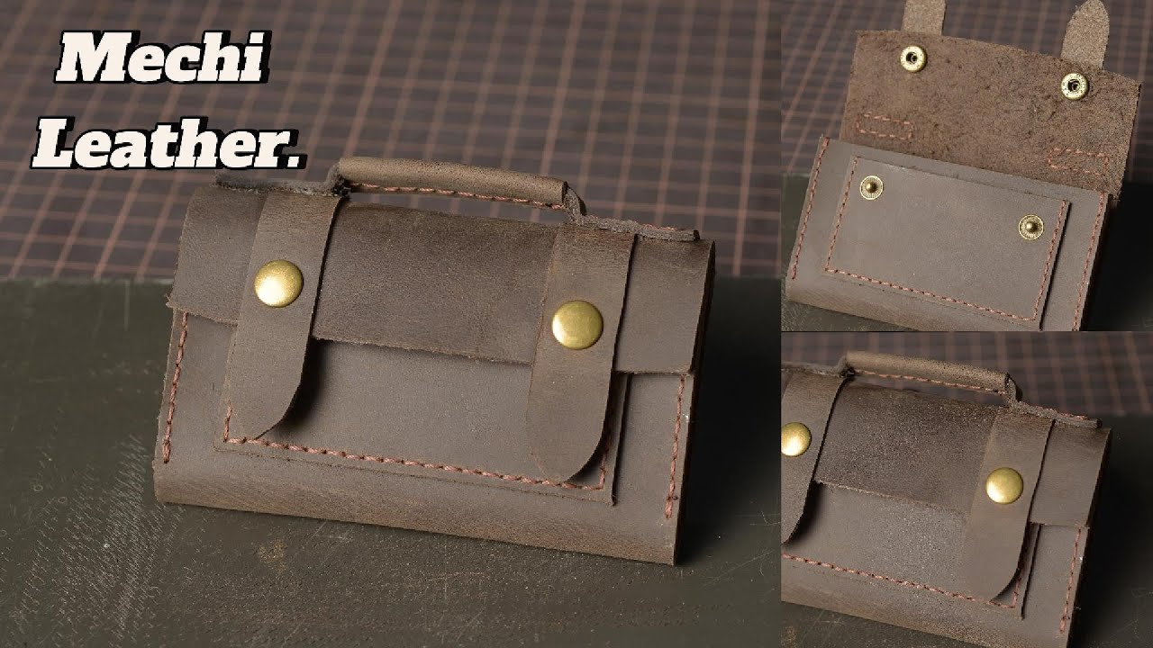 How to Make a Handmade Leather Card Wallet | Step-by-Step