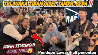 SAMPE DI DATANGIN BUPATI BONE‼️TRISUAKA ZIDAN GISEL LANGSUNG DI SAWER  SEMUANYA DI TODONG MIC 