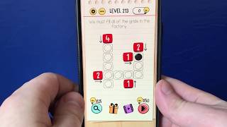 Brain Test We must fill all of the grids in the factory screenshot 3
