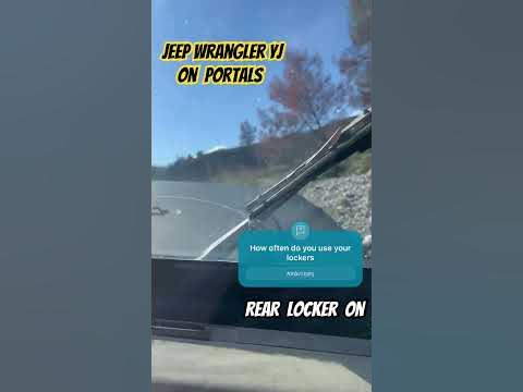 Jeep Wrangler yj on portals #jeep #jeepwrangler #offroad #diflockers #