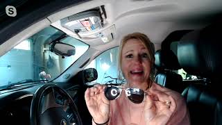 Autofit S/2 Visor Organizer with Sunglass Holder by EZBrands on QVC