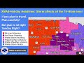 Sunday morning Go Slow. Sunday night Sit Tight! ...Ice Storm, Heavy Snow, Blizzard ahead!