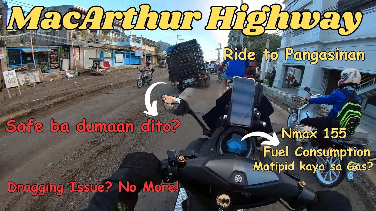 Manila To Alaminos Pangasinan | Macarthur Highway | Nmax Fuel Consumption |