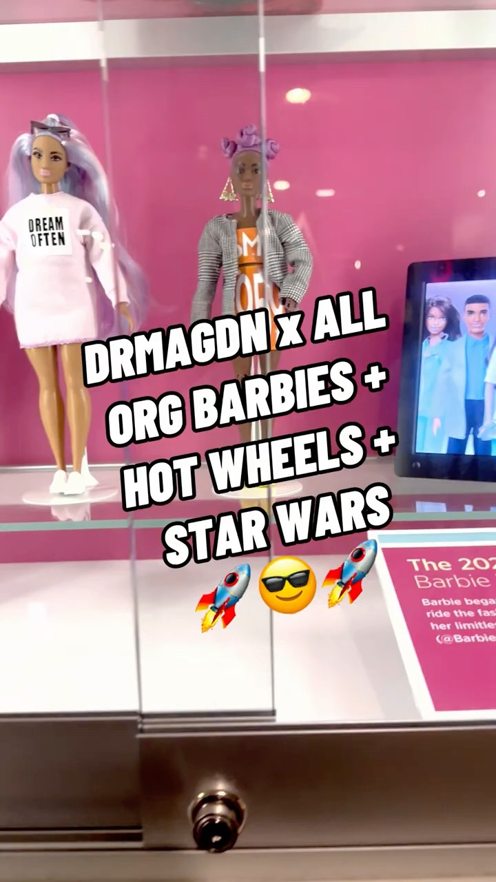 DRMAGDN x All Original Barbies + Hot Wheels + Star Wars Action Figures #Toy #Short #Shorts
