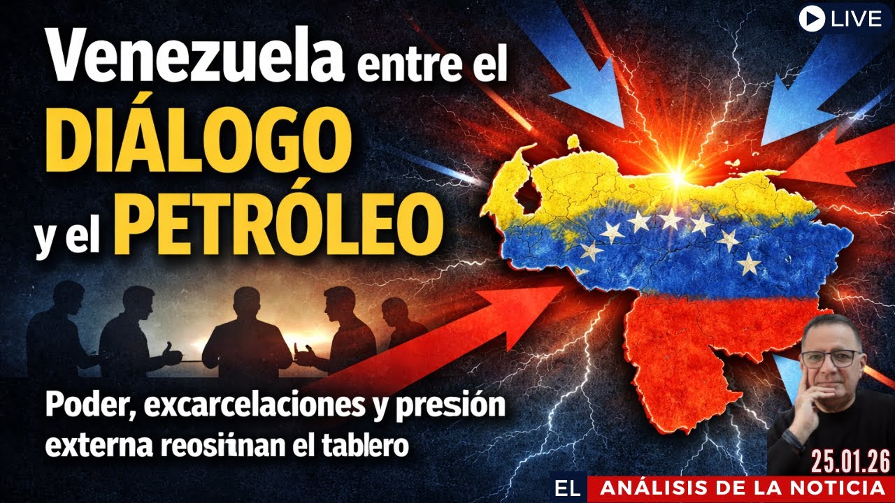 Venezuela en disputa: diálogo político y petróleo bajo presión internacional | El Análisis  25.01.26