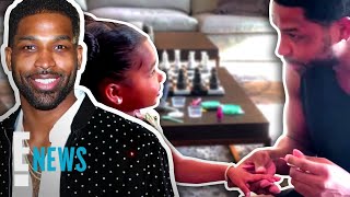 Tristan Thompson Paints Daughter Trues Nails E News