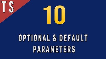 Typescript function default and optional parameter Beginner guide