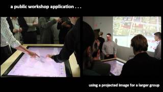 Lightning Talk: Two Interactive Approaches to Measured Visualization in Community Planning