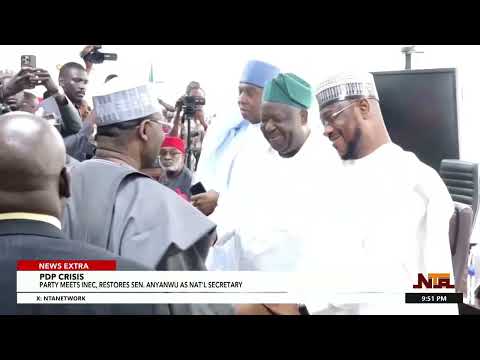 PDP Meets INEC, Restore Anyawu as National Secretary