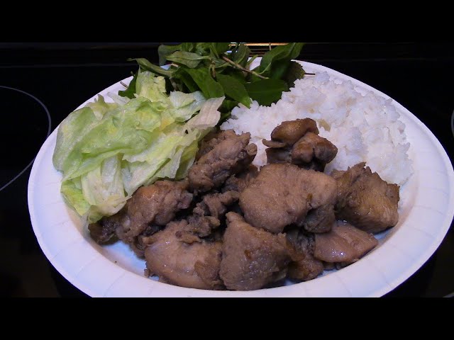 The Easiest Homemade Chicken GA KHO Slightly Spicy, NO FISH SAUCE, Ga Kho Cay Cay Khong Nuoc Mam