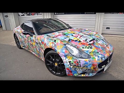 Graffiti Wrap Car