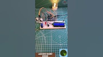 Arduino Radar with Buzzer & LCD  #Arduino#RadarSystem#UltrasonicSensor#HCSR04#DIYProject#shorts