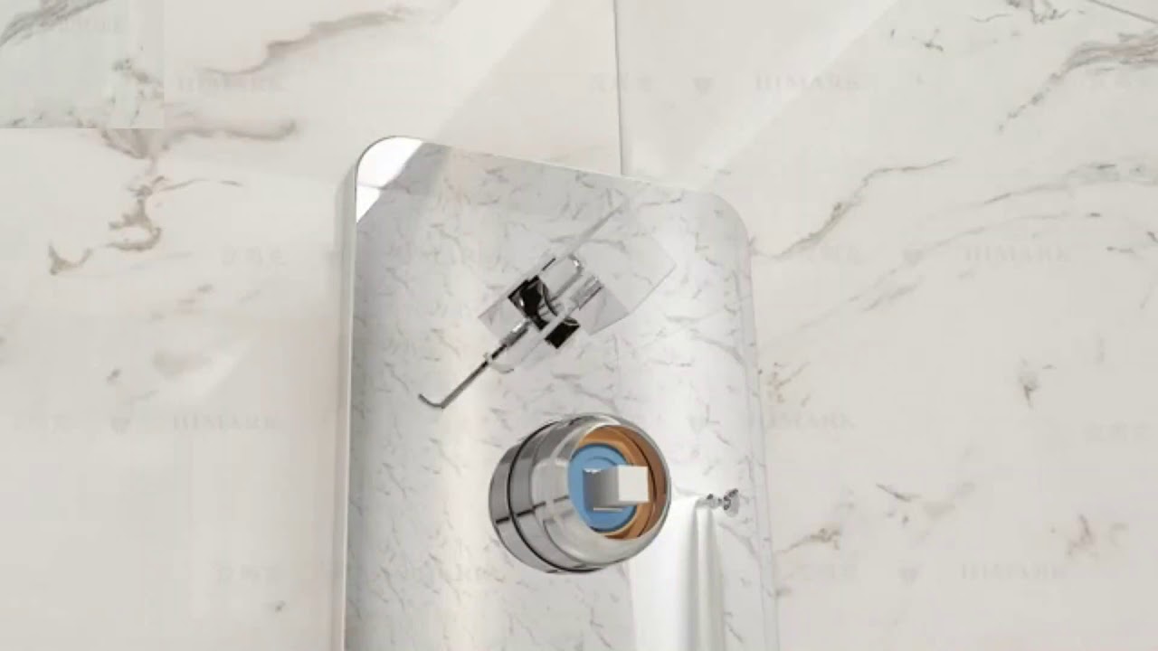 Juno Stylish Wall Mount Gold Rain Shower Head With Hand Shower