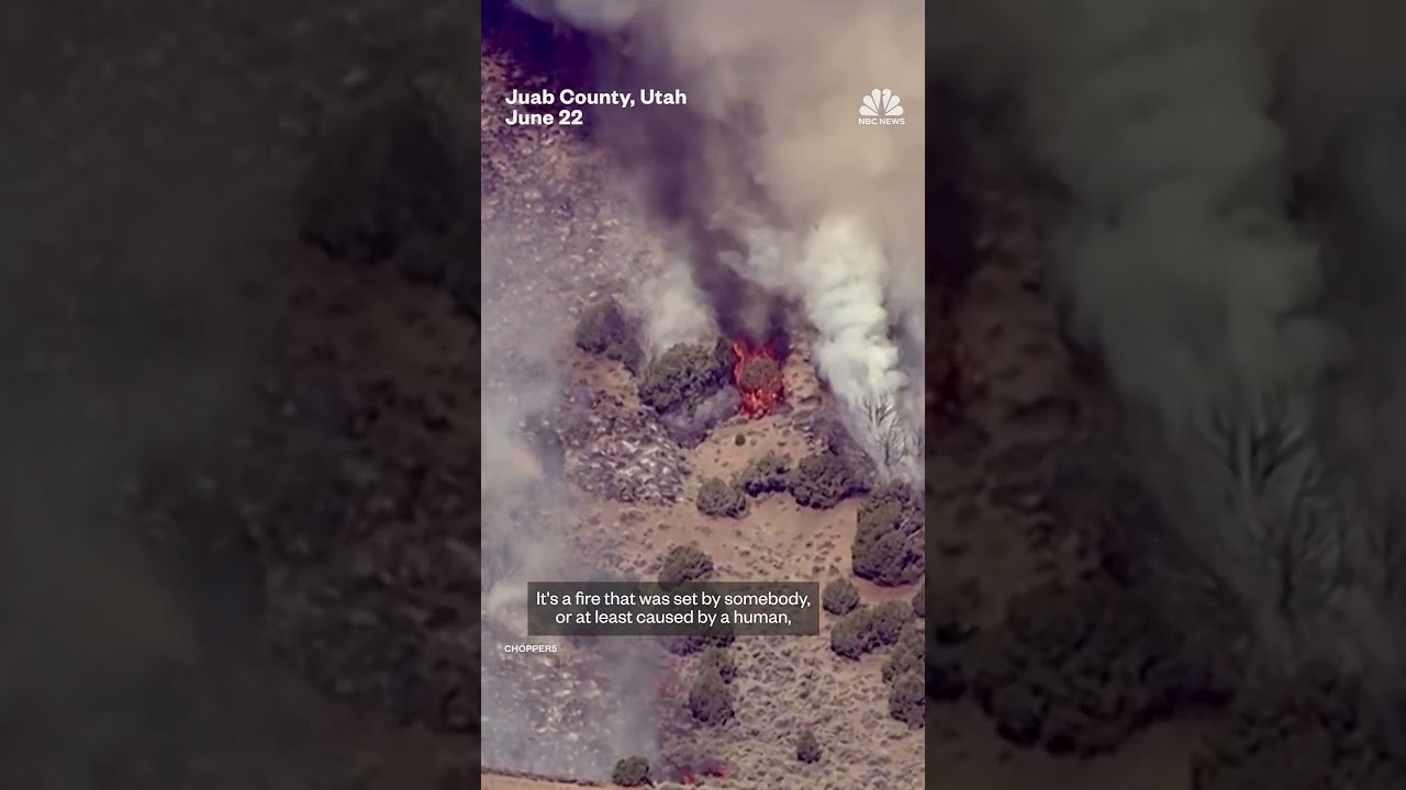 Wildfire forces evacuations in central Utah Wildfire forces evacuations in central Utah