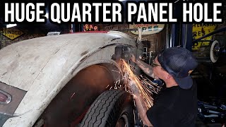 Fixing The Last Holes & Damage To Mike's 1934 Ford Cabriolet!!