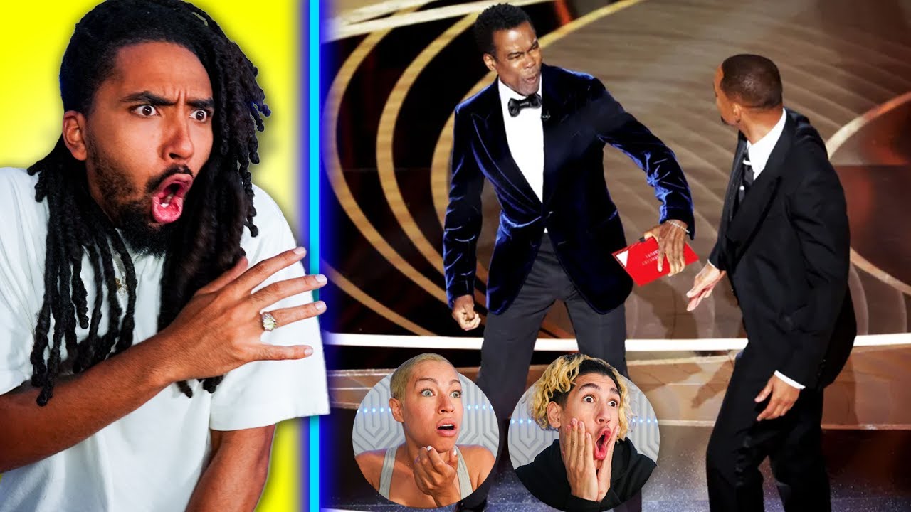 FAMILY REACTS TO WILL SMITH SLAPPING CHRIS ROCK at the OSCARS!!