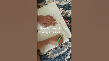 #Assignment in engineering (How to make assignments in engineering)