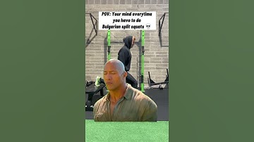 Everyone’s thought process during a Bulgarian split squat