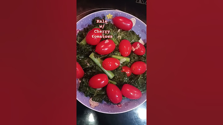 Kale w/cherry tomatoes #shorts #vegetables